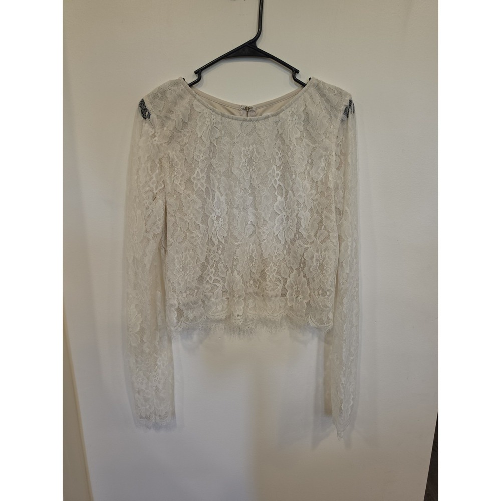 Fairycore Festival Goblincore Morning Lavender XL Lace‎ Lined Top Fairy Grunge